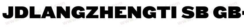JDLANGZHENGTI SB GB字体转换